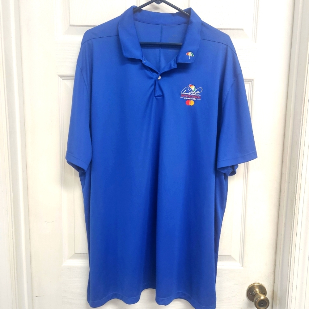 Nike Dry-Fit Royal Blue Arnold Palmer International Polo Shirt 3X